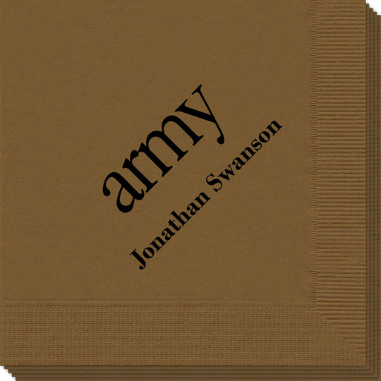 Big Word Army Napkins